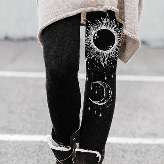 Fitness Sports 3D Printed High Waist Tights