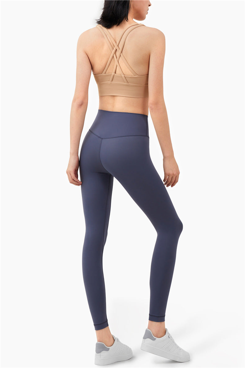 Mild Support High Waist Sculpting Hip Lift Peach Fitness Pants
