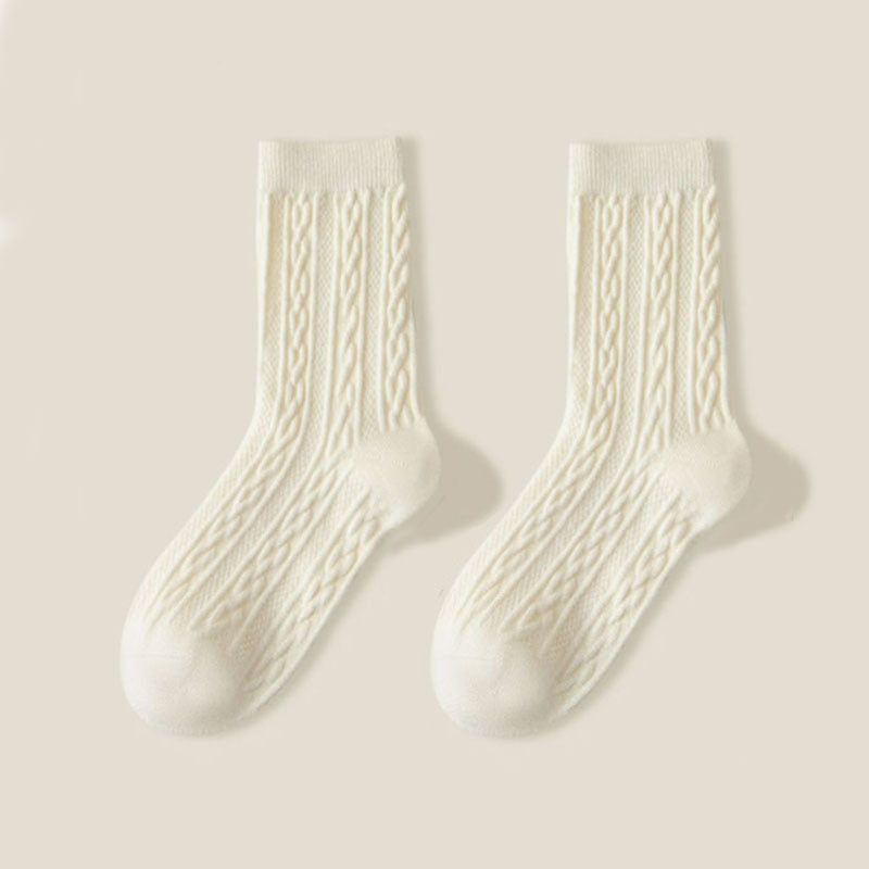 Trendy All-matching Good-looking Solid Color Mori Style Stockings