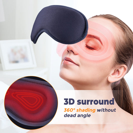 Hot Compress Relax 3 Gear Temperature Control 6 Gear Vibration Massage Eye Mask