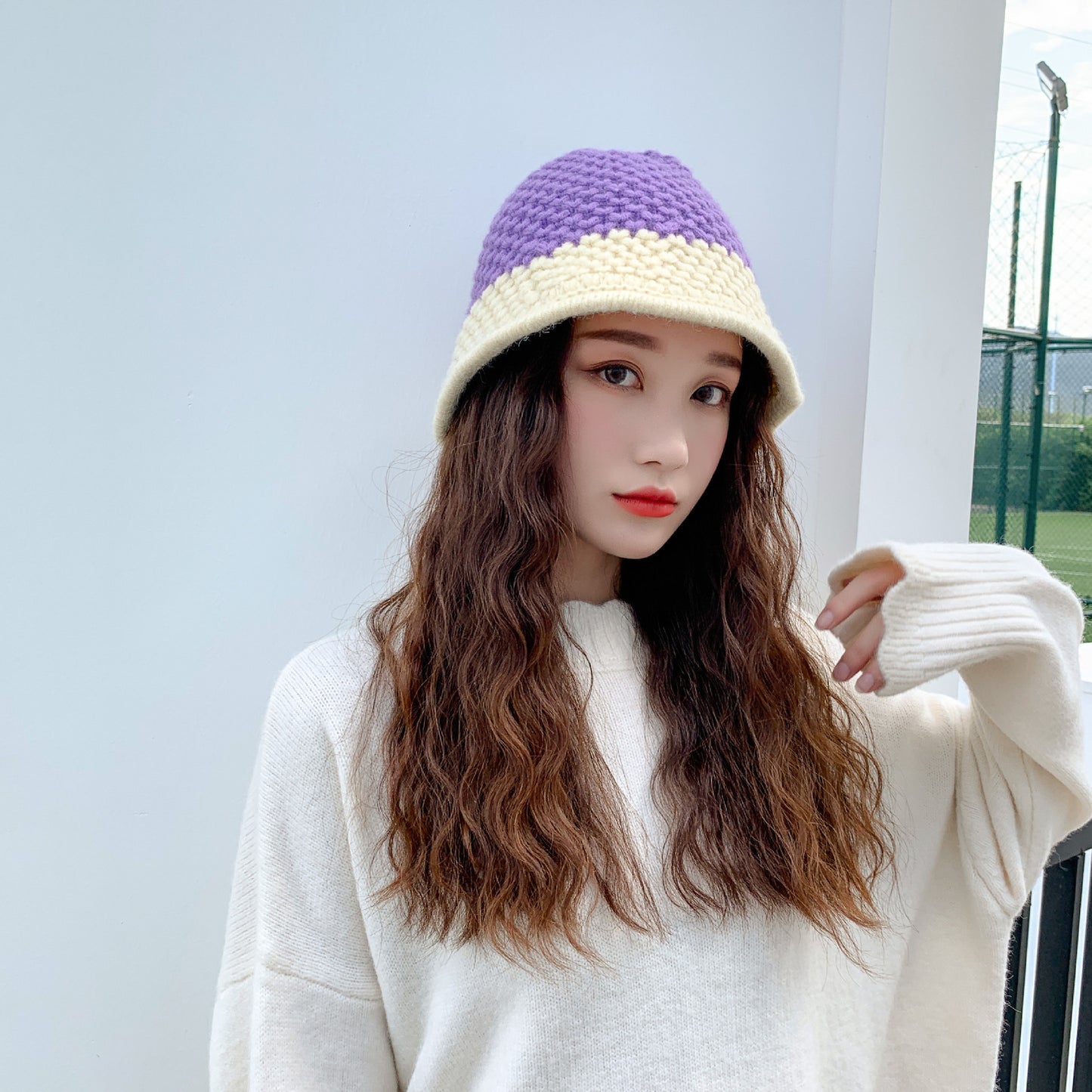 Women's Niche Designer Bucket Wool Hat