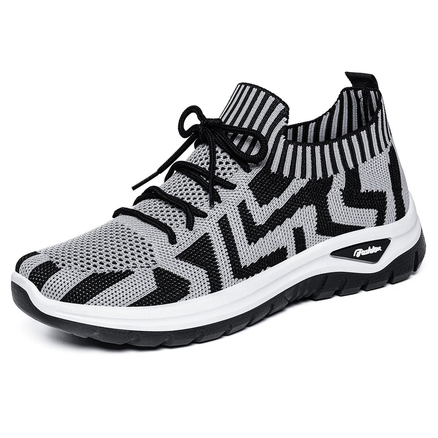 Breathable, Comfortable, Sporty, Color-block Casual Shoes