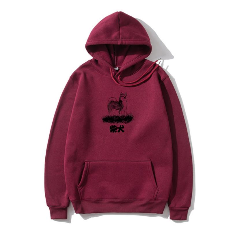 Langærmet sweatshirt til mænd med kængurulomme