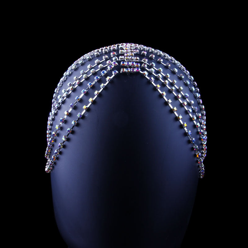 Colorful Diamond Hair Ring