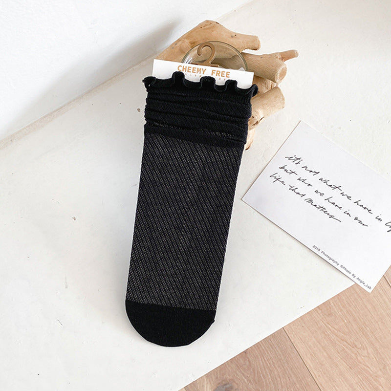 Women's Fashion Mesh Breathable Lace Socks