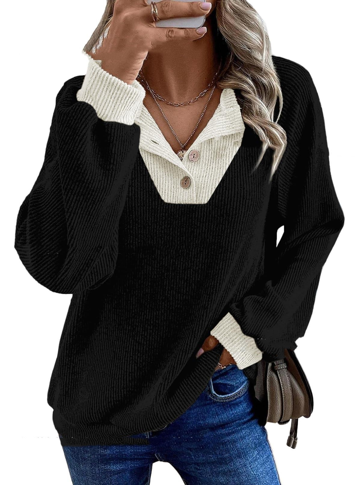 Women's Simple Pullover Knit Sweater