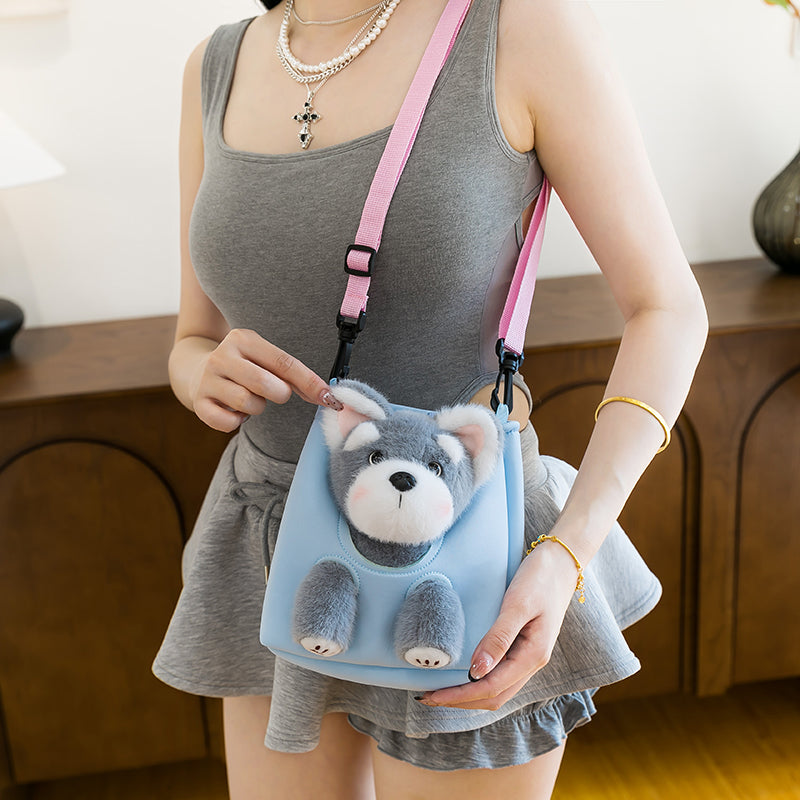 Puppy Toy Bag Plush Toy Birthday Gift Girlfriends' Gift