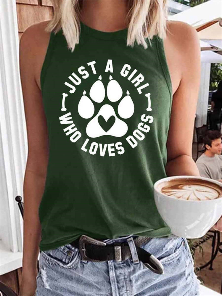 Summer Women's Fruit 3D Printed Casual Sleeveless Vest