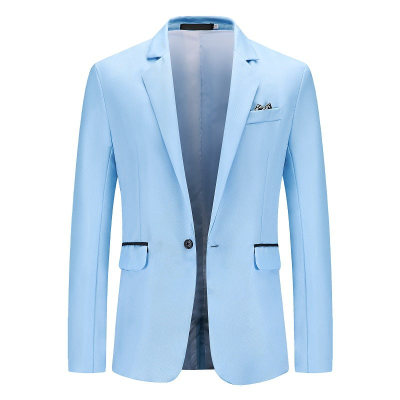 New Men's Loose Single-breasted Business Suit Jacket