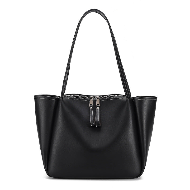 Women's Large-capacity Soft-leather Shoulder Bag