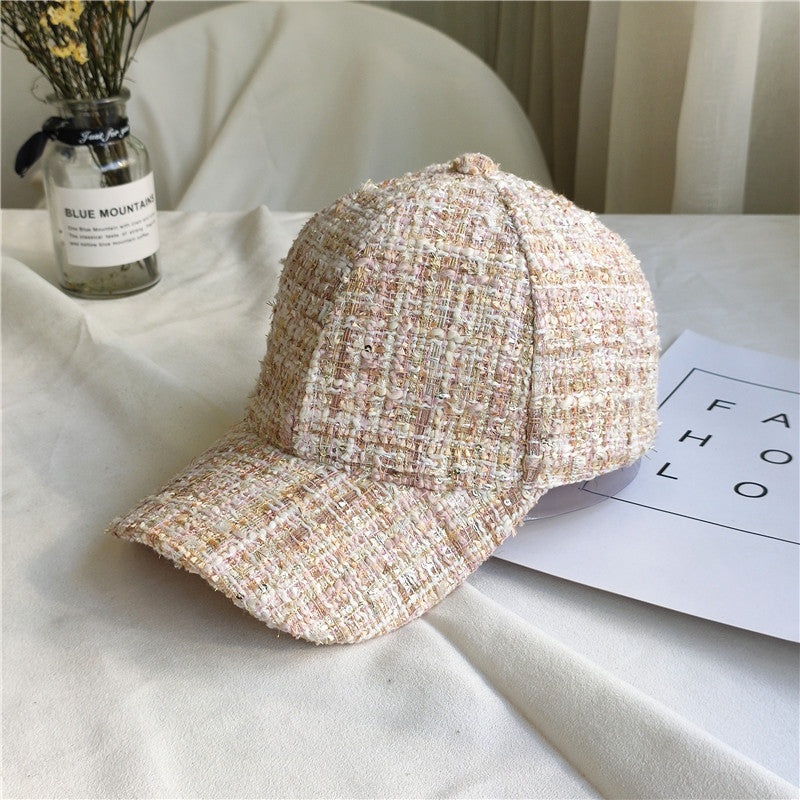Hat Lady Autumn And Winter New Character Grain When Tweed