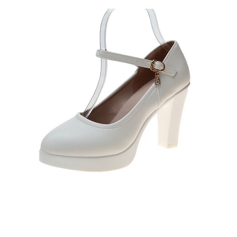 Women's Fashion Pointed Toe Solid Color High Heels