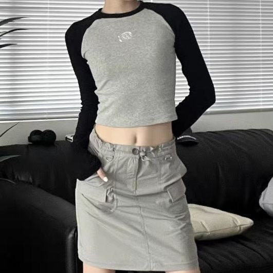 Women's High Waist Short Slim Bodice Top