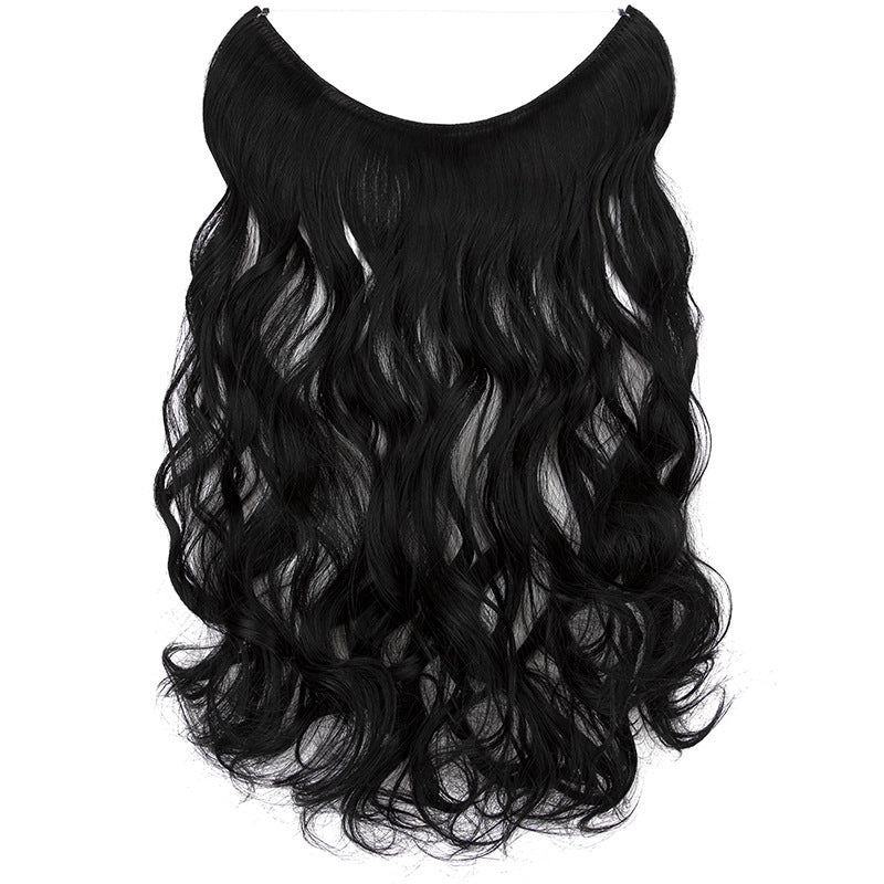 Women's One-piece Seamless Hair Extension Wig Set