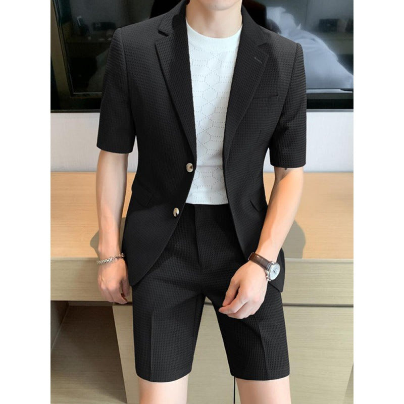 Summer Thin Suit Men's Fashion Leisure Suit