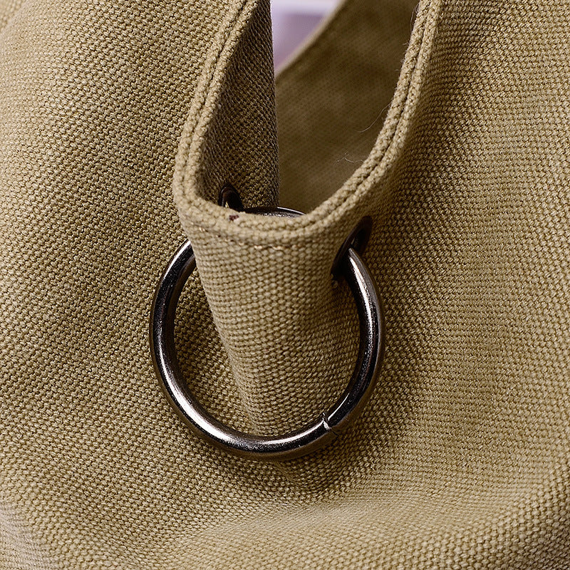 Large Capacity Canvas Backpack Retro Portable