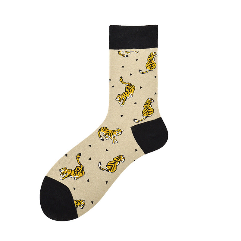 Creative Couple Cotton Mid-high Socks