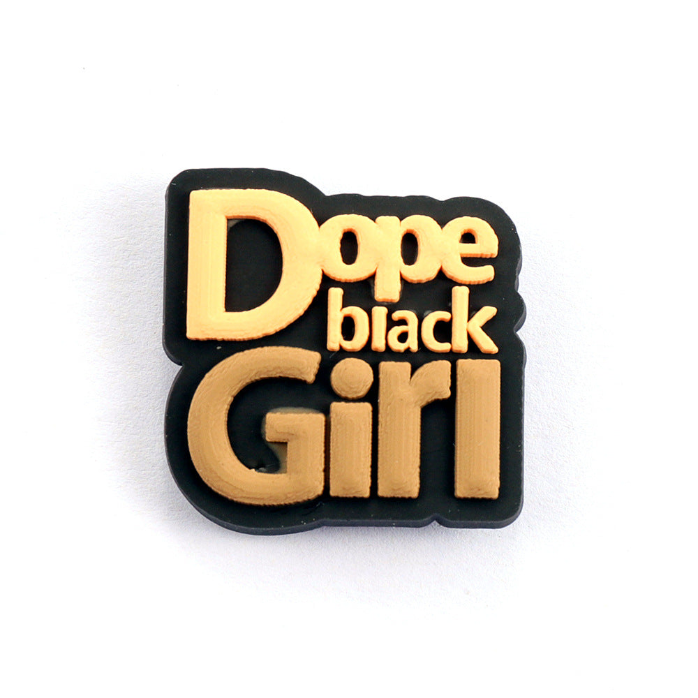 Charms Tilbehør Black Lives Matter BGM BLM Dollar Skodekoration
