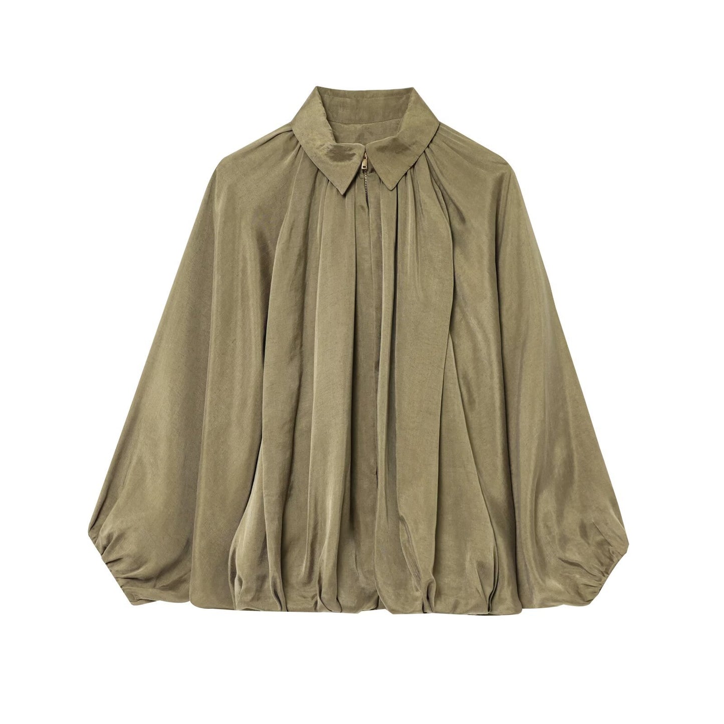 Women's Fashion Personality Puffy Pilot Jacket Coat