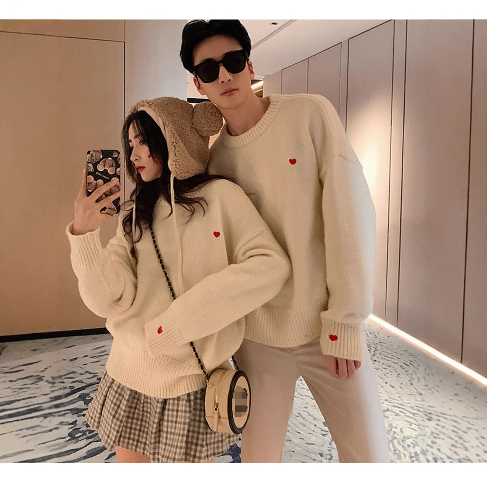 Couple Trend Lazy Design Sweater