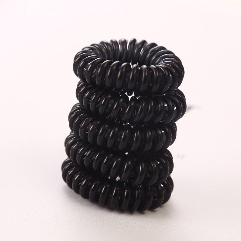 Transparent Phone Line Hair Ring Small Size Cute High Elastic Thin Hair Rope