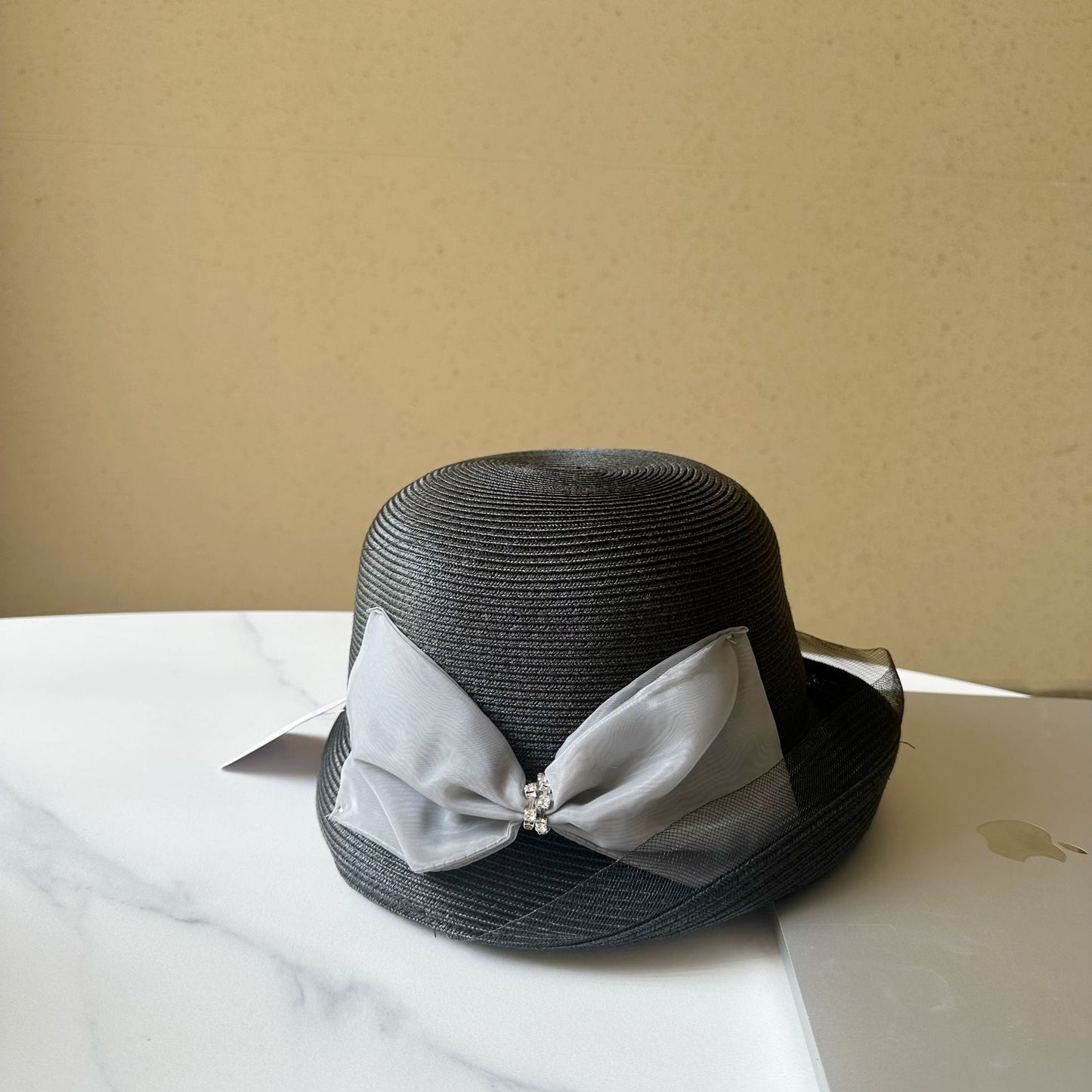 Weave Vintage Bucket Hat Small Brim Women's Straw Hat