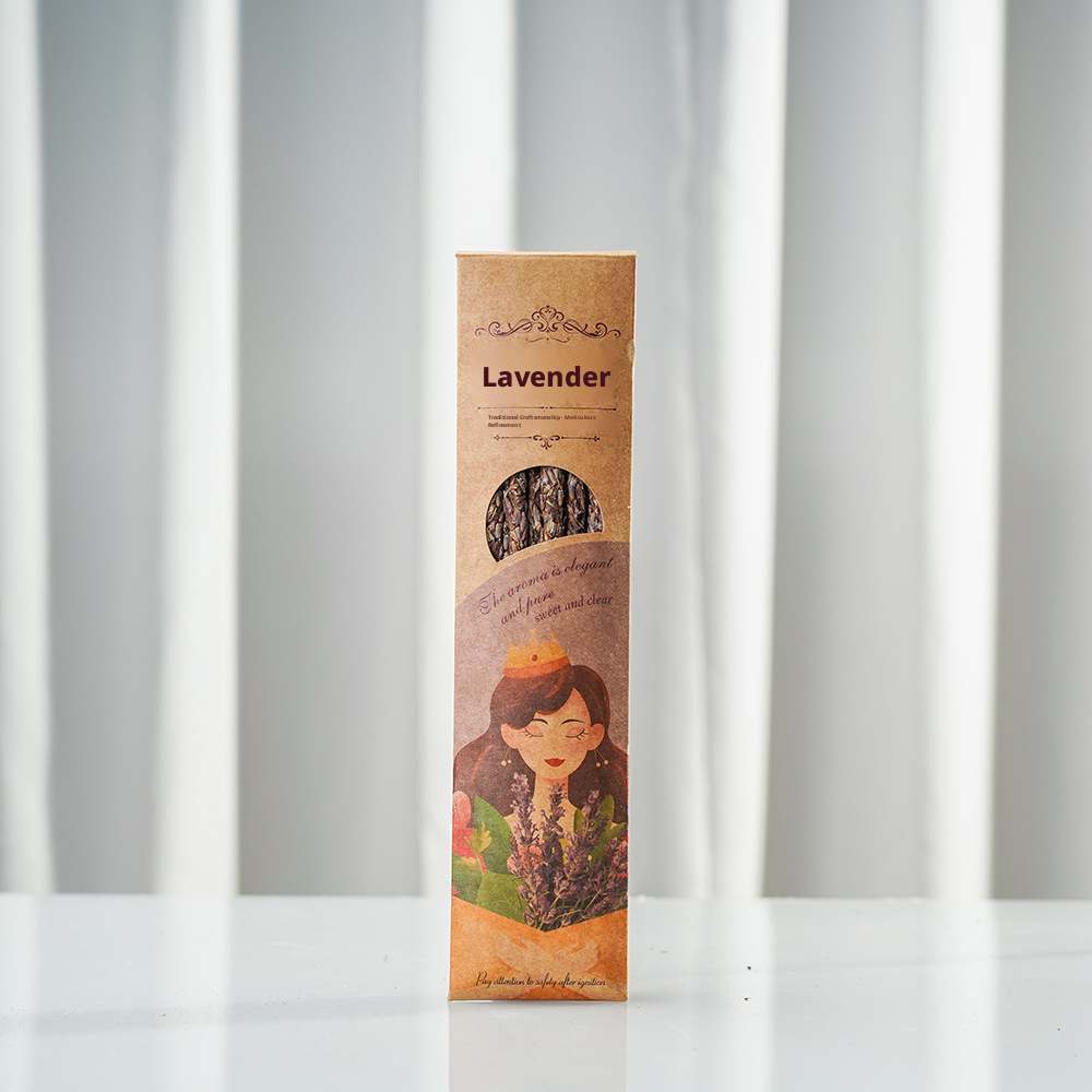 Rub petals with hands and fragrance-Close eyes for girls-Lavender-15 sticks-1 pack