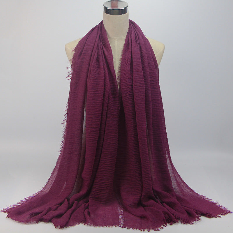Fashion Vacuum Women's Scarf Cotton Linen Headscarf