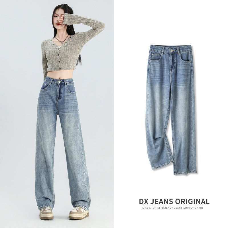 Turkish High-quality Narrow Wide-leg Jeans