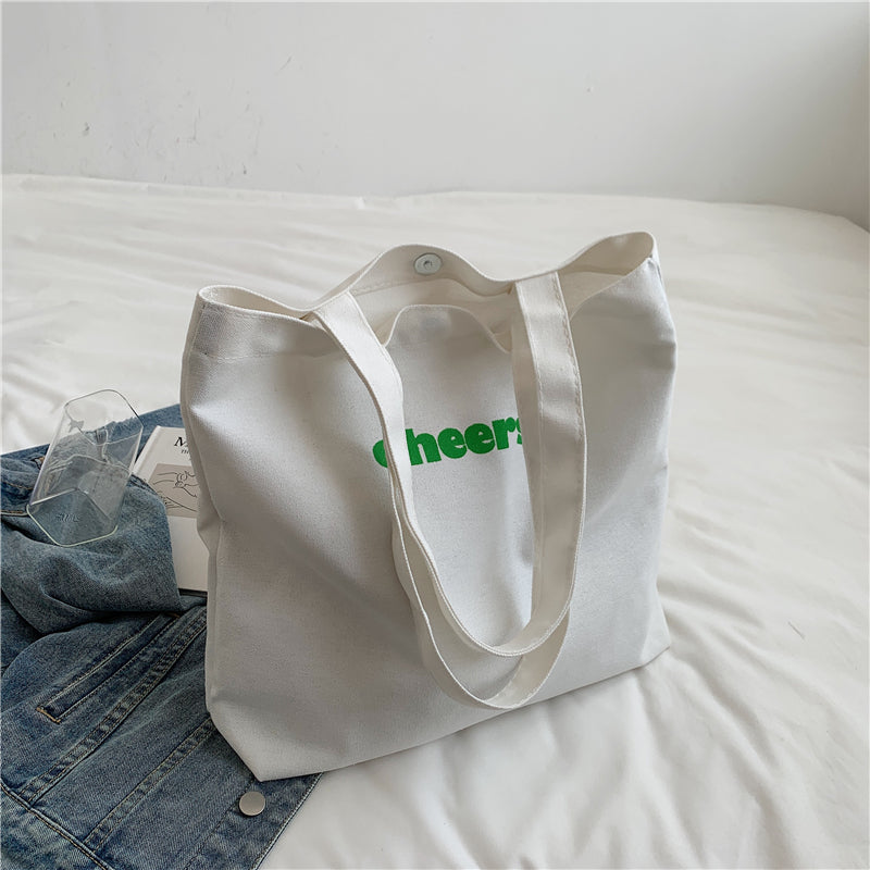 Japanese Lazy Style Large Capacity Carrying Canvas Shoulder Bag