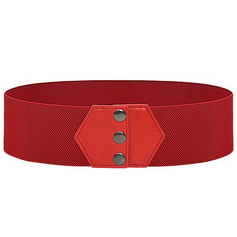 Women's Fashion Solid Color Elastic Band