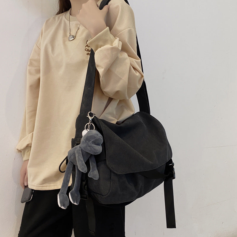 Men's Fashion Simple Large Capacity Casual Shoulder Bag