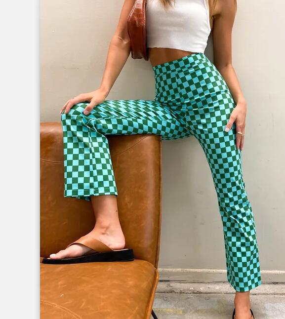 Women's Clothing Summer Printed Slim-fit Casual Women's Pants Yoga Pants