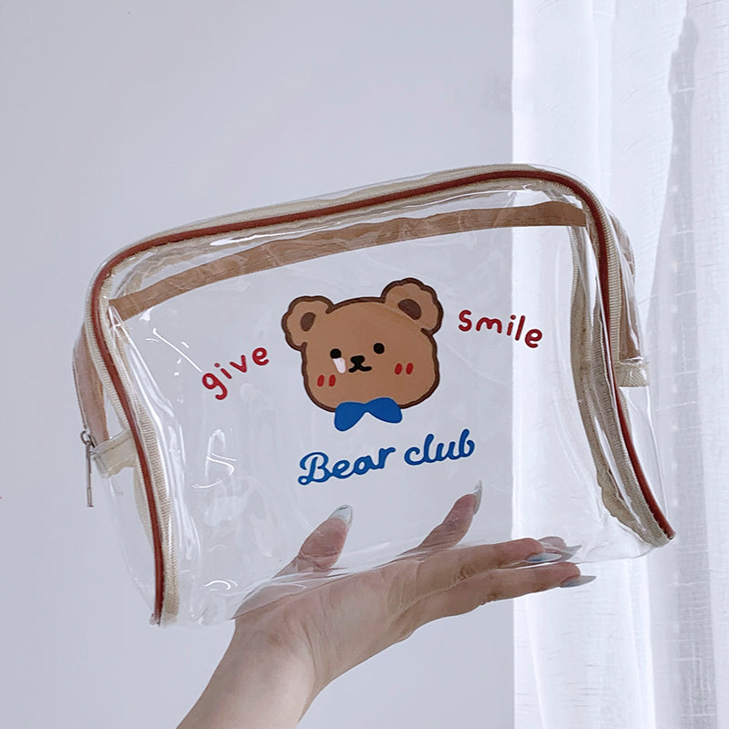 Women's Portable Pvc Simple Large-capacity Travel Wash Storage Bag