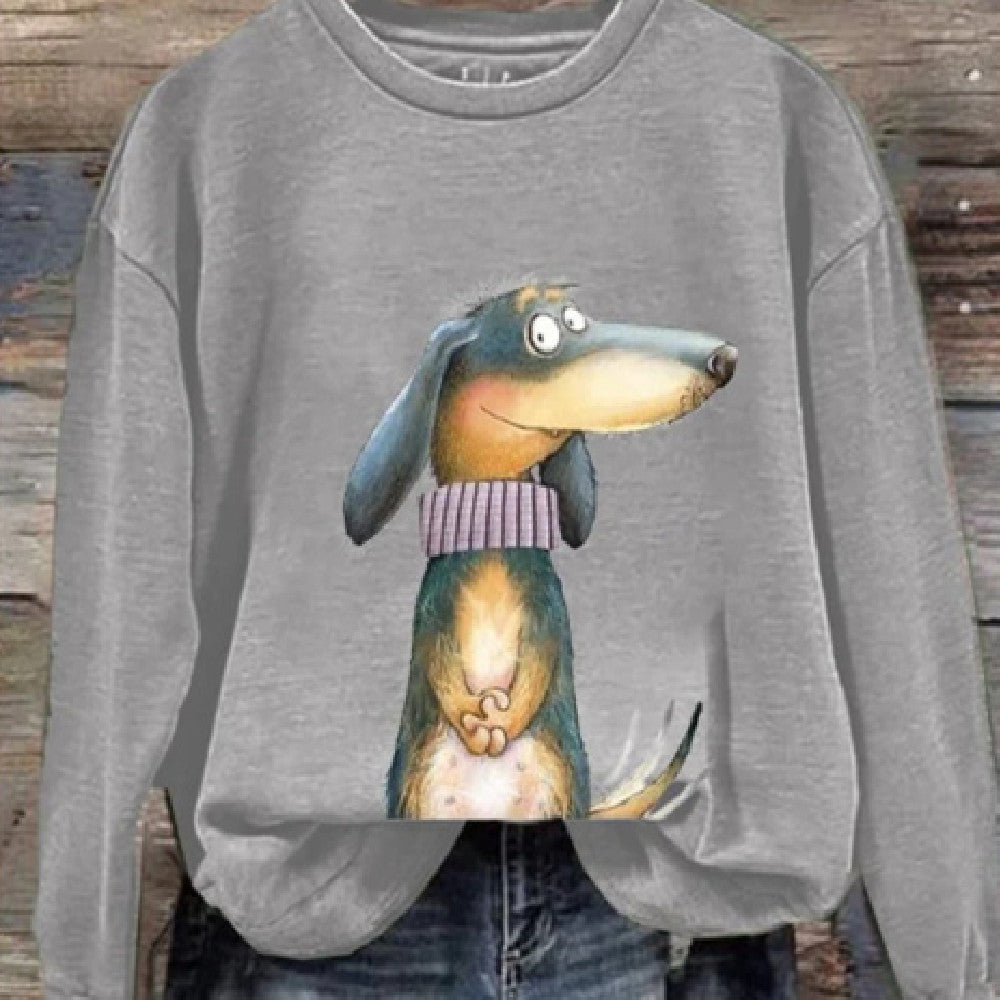 Women's Clothing Fashion Loose 3D Digital Printing Sweater