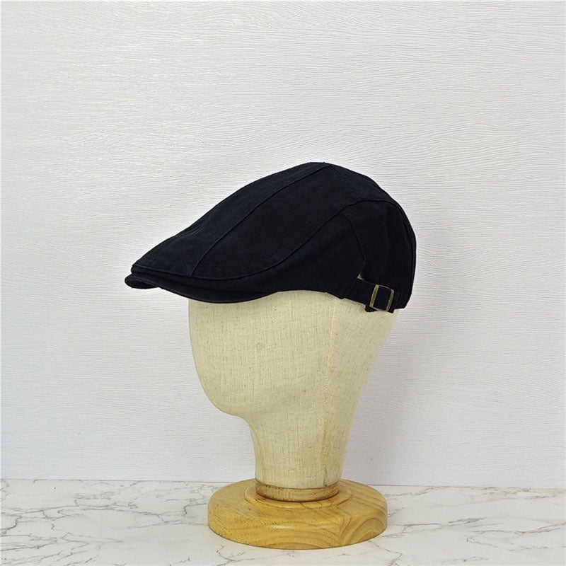 Japanese Style British Style Lake Blue Retro Denim Advance Hats