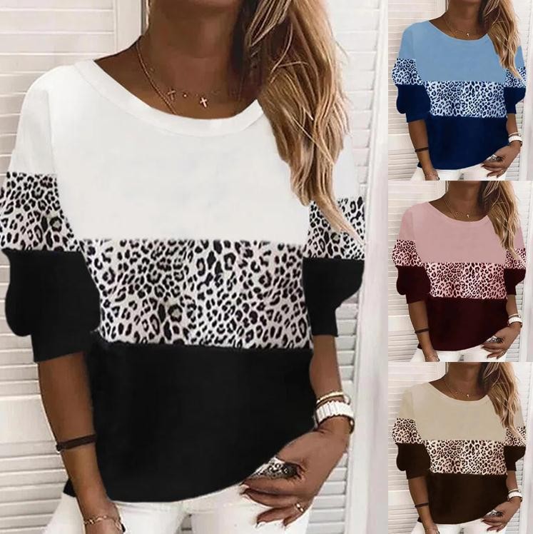 Autumn And Winter Long Sleeve Round Neck Street Hipster Pullover Loose Striped Sweater