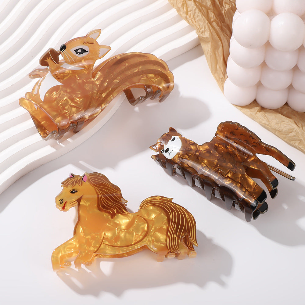 Performance Decorative Clip Back Bun Shark Clip Hair Accessory Hair Claw