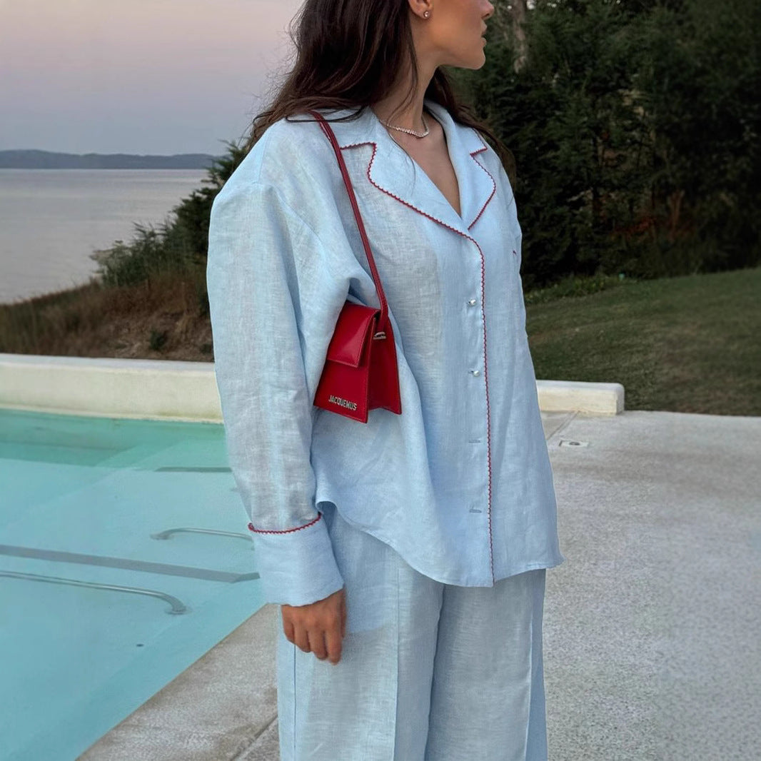 Simple Relaxed Fit And Comfortable Womens Suit