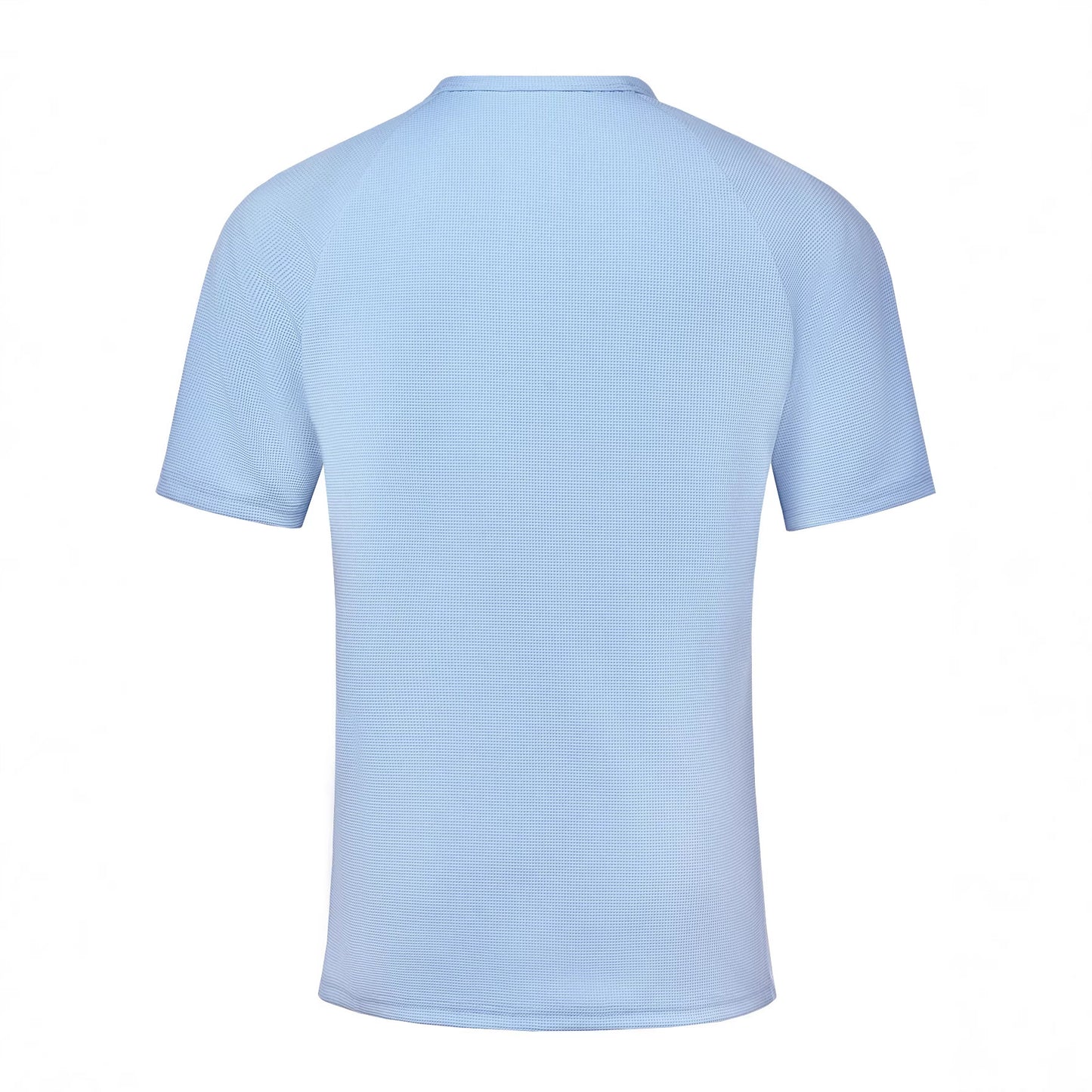 Men's Casual Loose-fitting Blue Polo Shirt Top