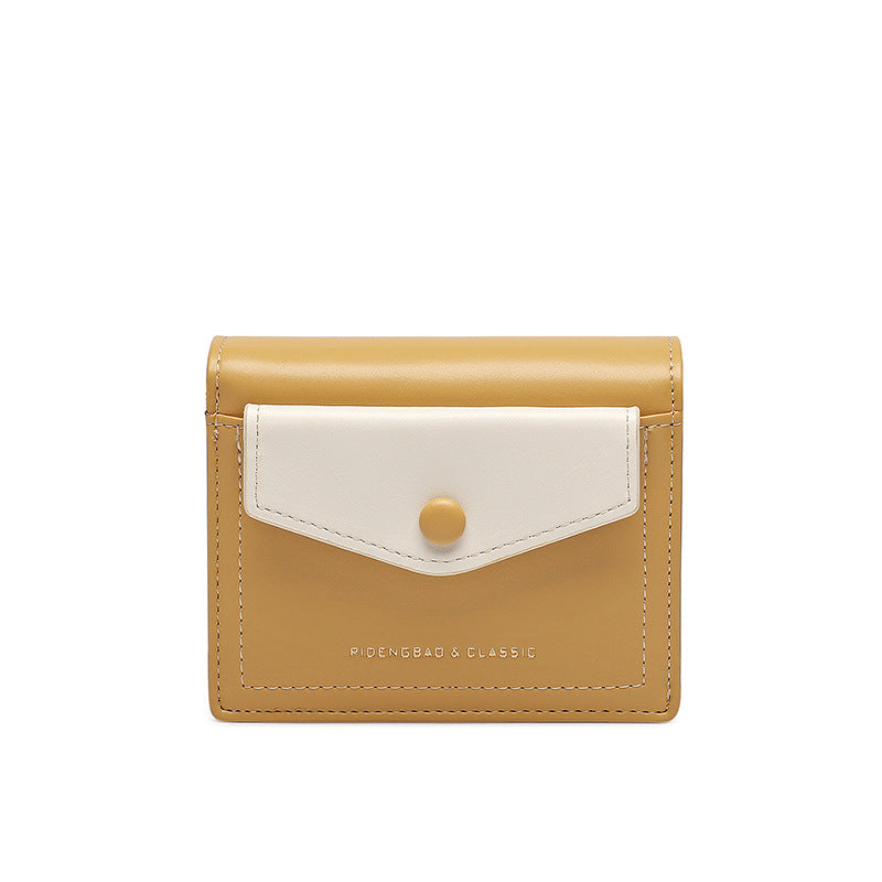 Urban Minimalist Women's Short Leather Wallet