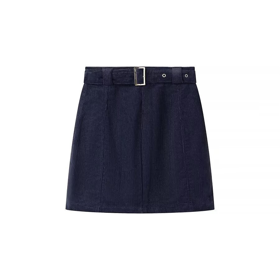 Women's Street Fashion A-line Corduroy Skirt