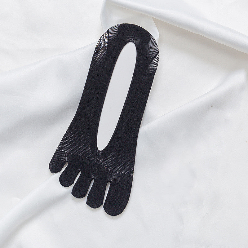 Men's And Women's Thin Velvet Five Toe Socks