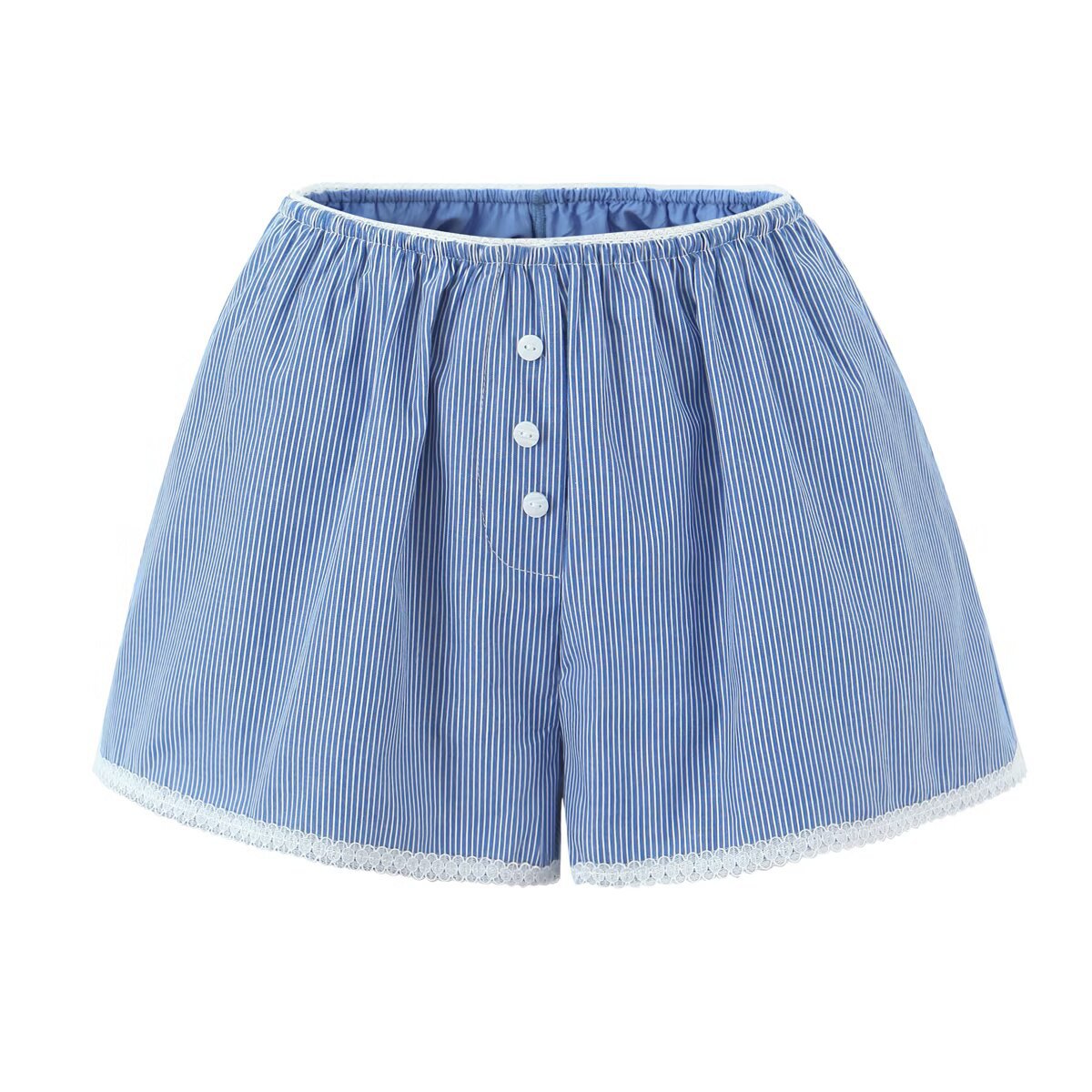 Solid Color Vest Shorts Pants Three Piece Set For Women