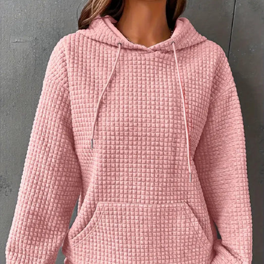 Moderigtig og individuel ensfarvet sweatshirt til kvinder