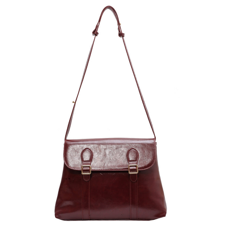 One-shoulder Women's Retro Fashion Niche Messenger Bag