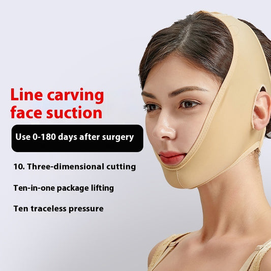 Line Carving Small V Face Mask Liposuction Head Cover After Face Suction