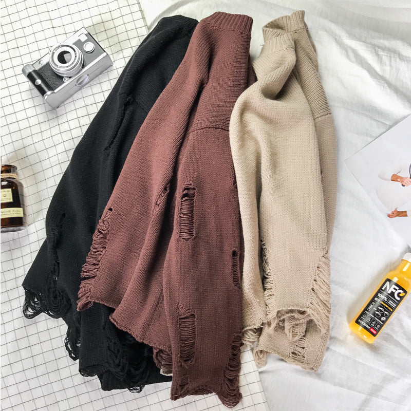 Broken Hole Wind Thread Jacket Korean Couple Jacket
