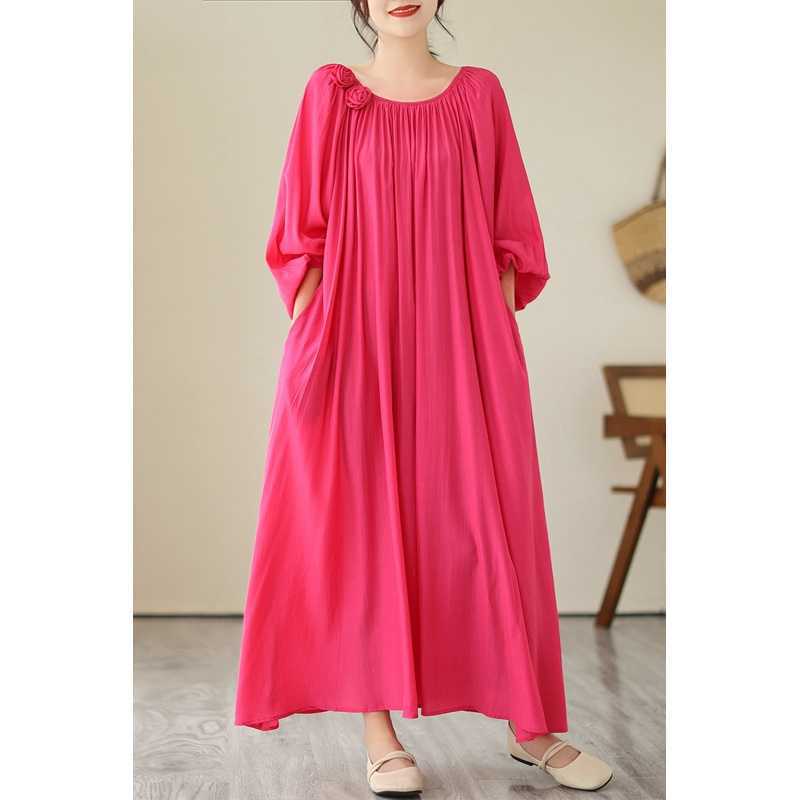 New Loose Fitting Flattering Below The Knee Length Dress