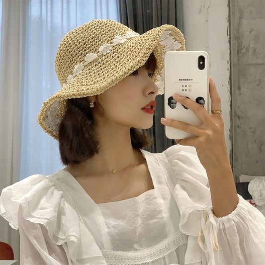 Straw Hat Women's Outdoor Sun Protection Sunshade